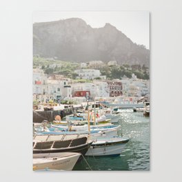Boats of Capri Canvas Print