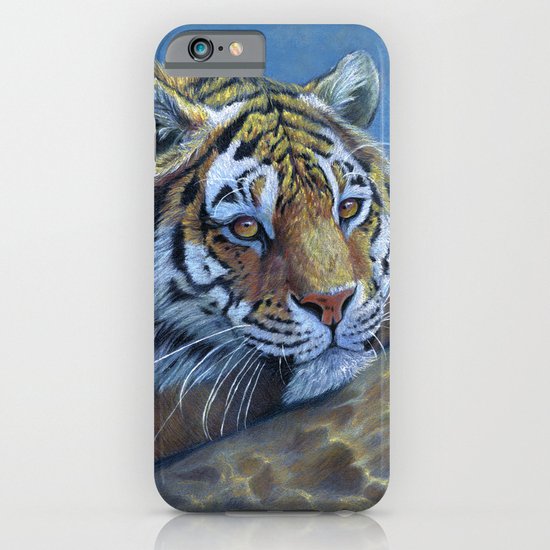 Tiger on the rock CC117 iPhone & iPod Case