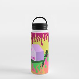 The World is Burning Water Bottle