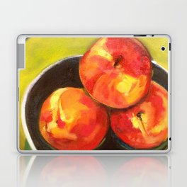 Three Peaches in a Bowl Laptop & iPad Skin