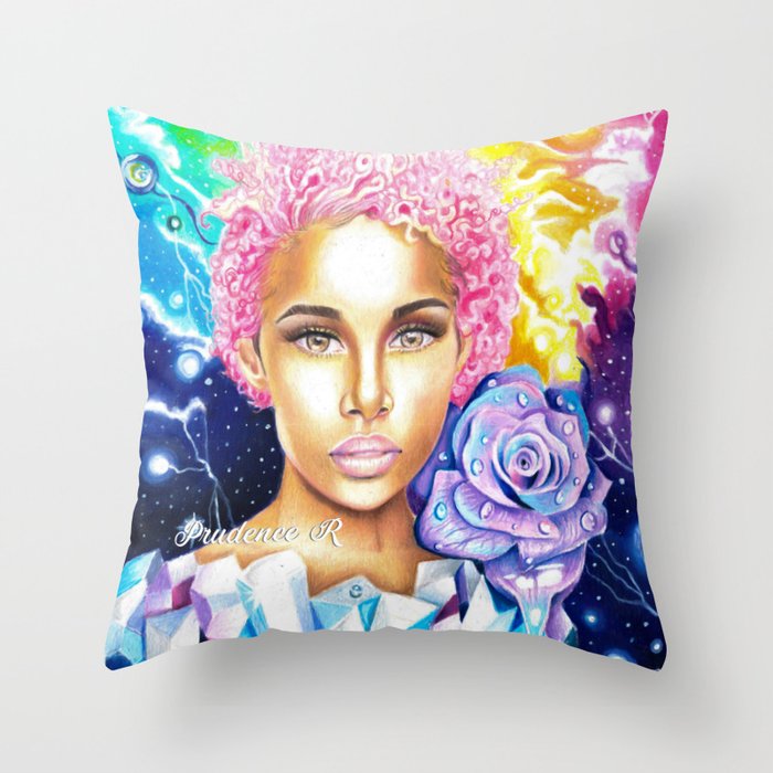EtheReal Beauty Throw Pillow