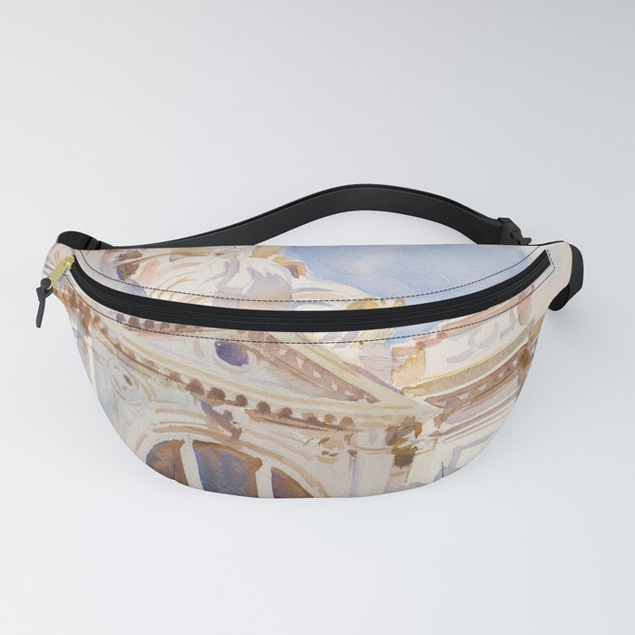 Vintage Watercolor Venice The Salute by John Singer Sargent Fanny Pack