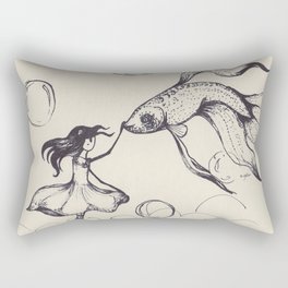 Dreamer & Obie (pen) Rectangular Pillow
