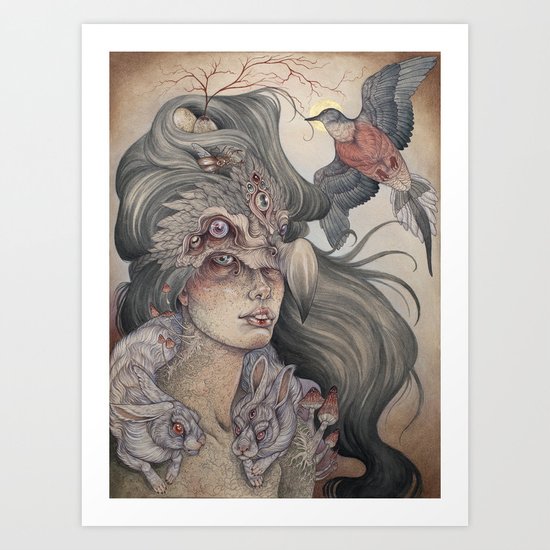 The Dodo's Widow art print Art Print