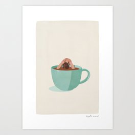 Coffee print Art Print | Motivation, Digital, Mondays, Coffee, Morning Coffee, Curated, Illustration, Morning, Coffee Lover, Coffee Love 