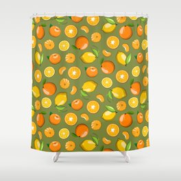 Citrus fruits Shower Curtain