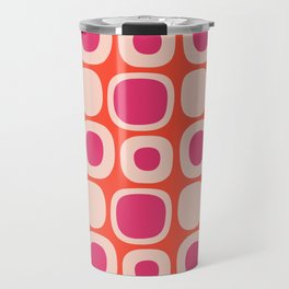 Mid Century Modern Rock Garden Pattern 521 Travel Mug