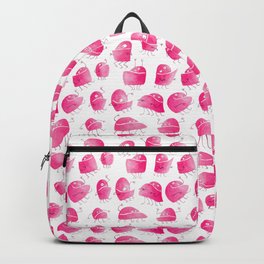 Pink Underbite Monsters Backpack | Kid, Pink, Child, Monsters, Gift, Kidsdecor, Monster, Kids, Illustration, Giftforkid 