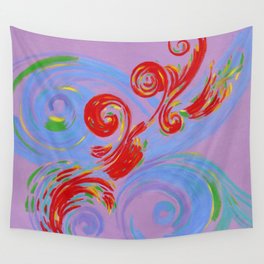 Painted Music Wall Tapestry