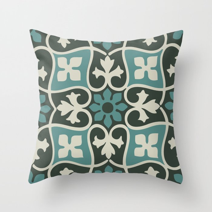 Leaf Background Throw Pillow