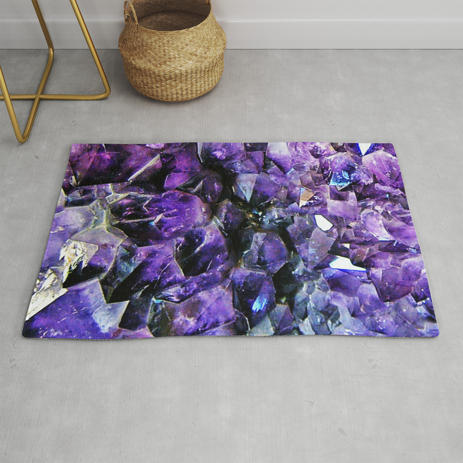 Amethyst Geode Rug By Thewellingtonboot Society6