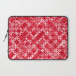 RED Ornate Prismatic Background. Laptop Sleeve