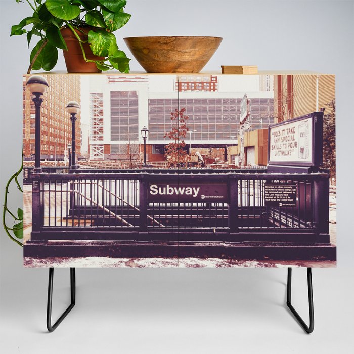 New York City - Subway Credenza