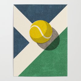 BALLS / Tennis (Hard Court) Poster