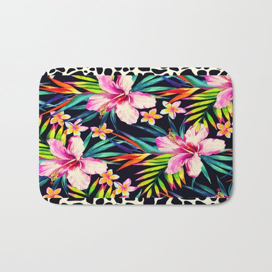 tropical wild 2 Bath Mat