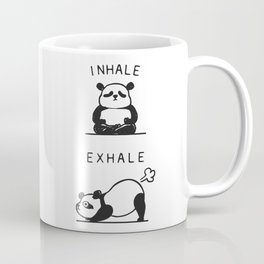 Inhale Exhale Panda Mug
