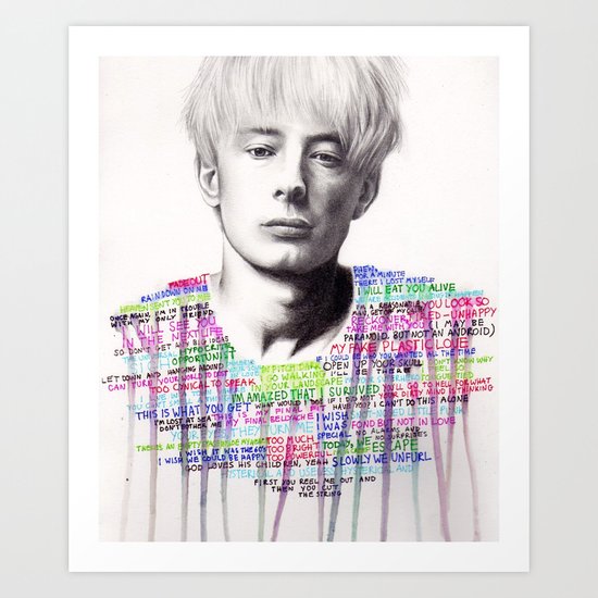 Thom Yorke Art Print