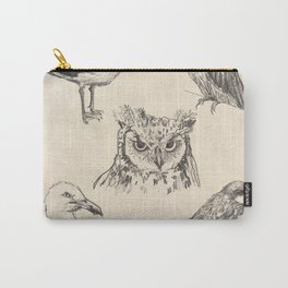 Bird vintage sketches Carry-All Pouch