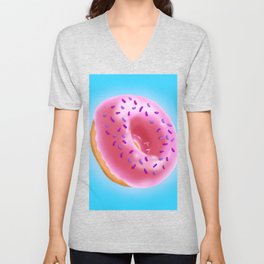 Donuts Pop V Neck T Shirt