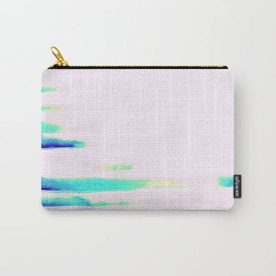 Colorful Seaside Stripes Carry-All Pouch