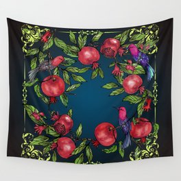 Pomegranate Luxury Wall Tapestry