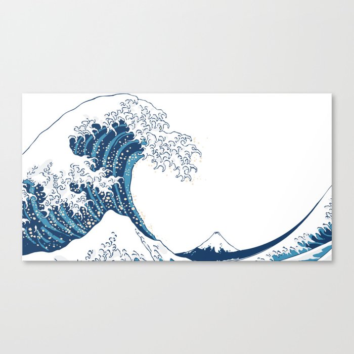 Japan Ukiyo-e Kanagawa Wave Canvas Print