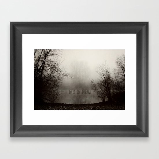 dare to dream Framed Art Print