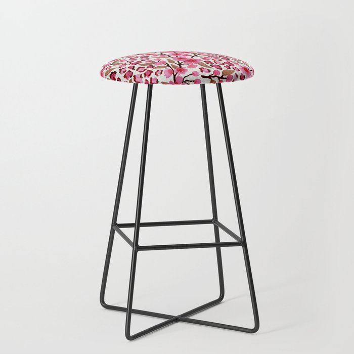 Sakura Leopard Bar Stool