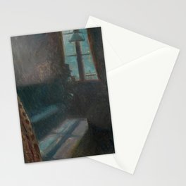 Edvard Munch Night in St Cloud Stationery Card