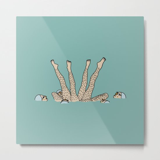 Synchronize your Life Metal Print