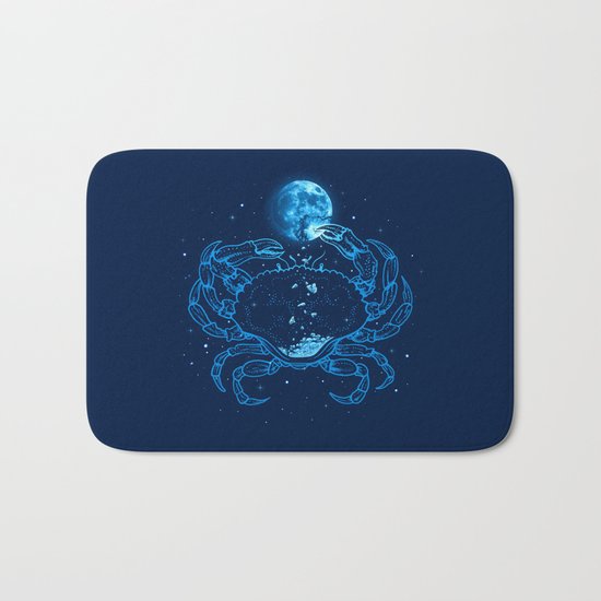 Me Gusta La Luna Llena Bath Mat