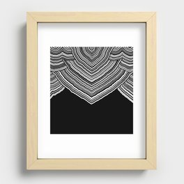 Into the dusk Recessed Framed Print