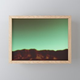Fuzzy Valley of Fire Framed Mini Art Print