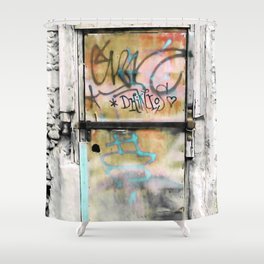 One Door at Plaka-Athens Shower Curtain