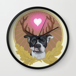 Jaggermeister - pitbull Wall Clock
