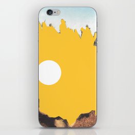 into nowhere · minimal yellow iPhone Skin