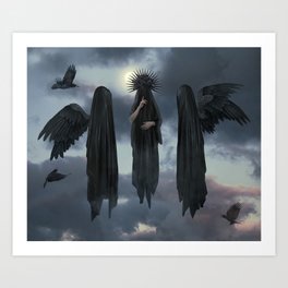 Silent angels Art Print
