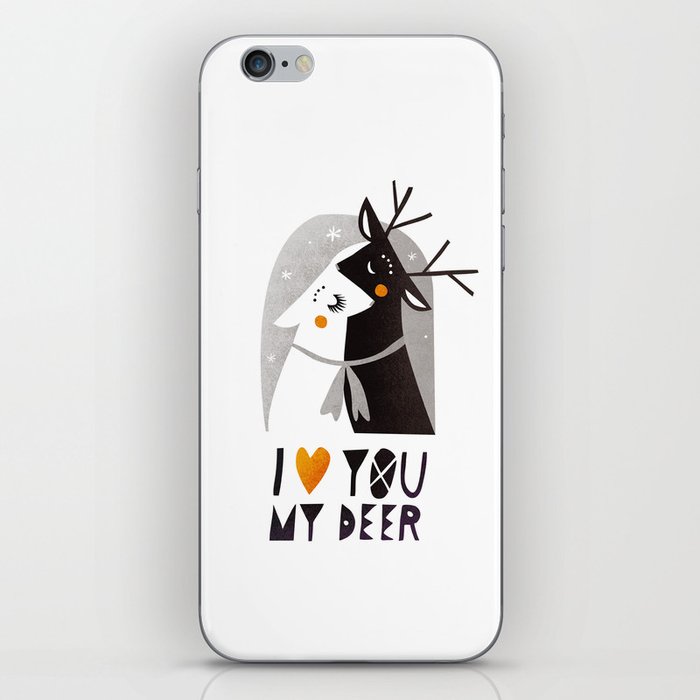 I love you my deer iPhone Skin