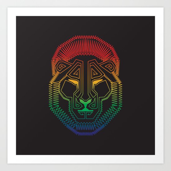 Lion Art Print