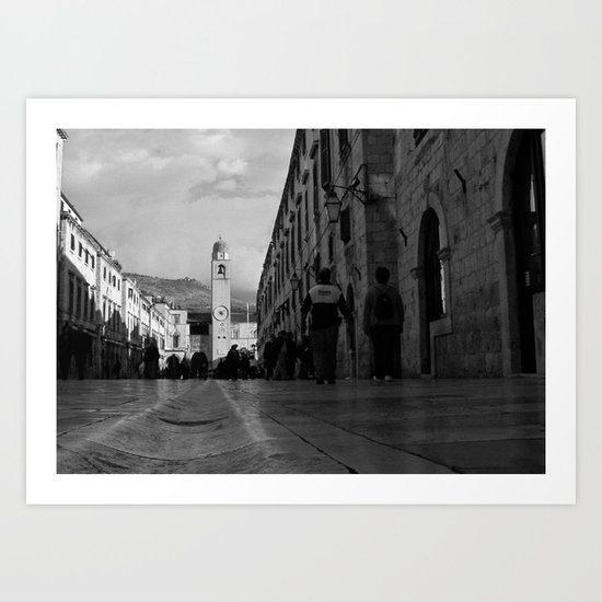 Marble Gutter Art Print