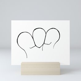 Poly Kisses Mini Art Print