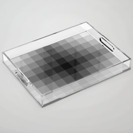 Gradient Mosaic BLANC - Modern Artwork Acrylic Tray