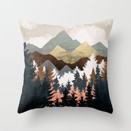 Forest View Throw Pillow