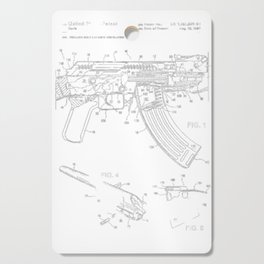 Ak 47 Assembly Instruction - Cool Design On Poster Tshirt And More Cutting Board