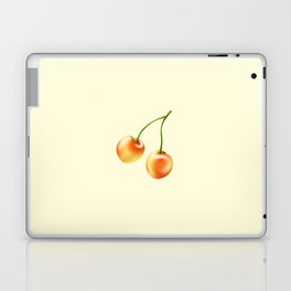 Summer Cherry - Yellow Laptop & iPad Skin