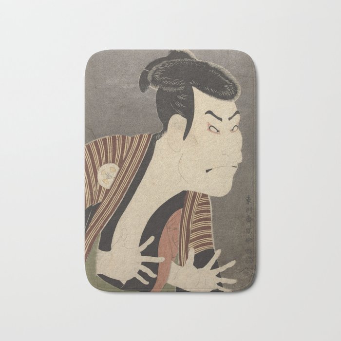 Famous Japanes Art: Tōshūsai Sharaku - Print of Ōtani Oniji III in the Role of the Servant Edobei Badematte | Graphic-design, Wood, Block, Druck, Paper, Ukiyo-e., Nishiki-e, Servant, Actor, Edobei