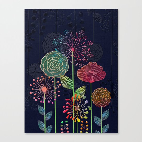 Flower Tales 2 Canvas Print