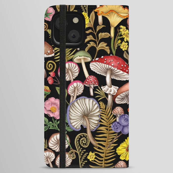 Botanical Mushroom #12 iPhone Wallet Case