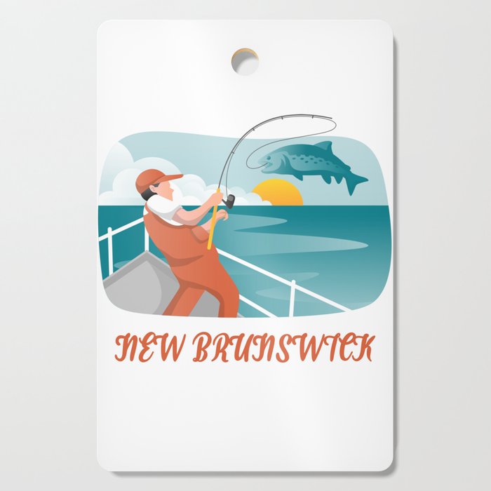 New Brunswick Fishing Cutting Board