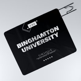 Binghamton University - UNIQUE USA style - american city club - homeland feeling Picnic Blanket